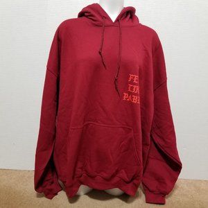 Kanye West hoodie 2XL I Feel Like Pablo graphic band merch pullover Ye slogan